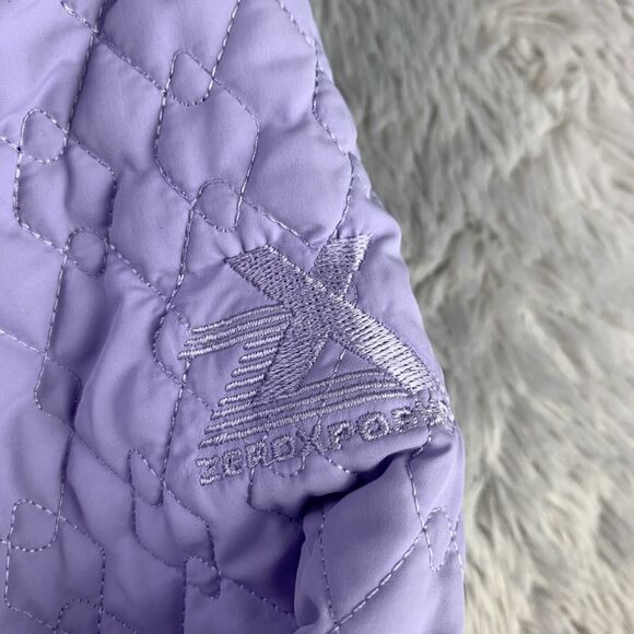 ZeroXposur Jacket Womens Medium Purple Quilted Funnel Neck Full Zip Outdoor - Picture 3 of 13
